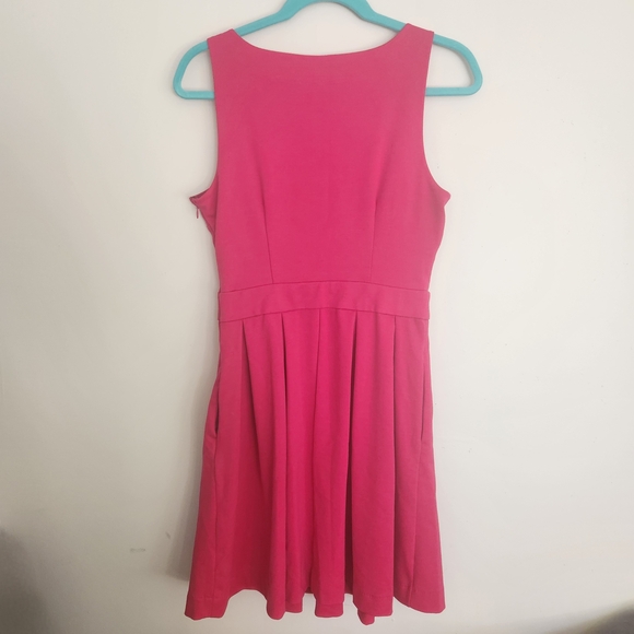 LC Lauren Conrad Pink Bow Fit and Flare Dress (with Pockets!), size 6 - Picture 4 of 9